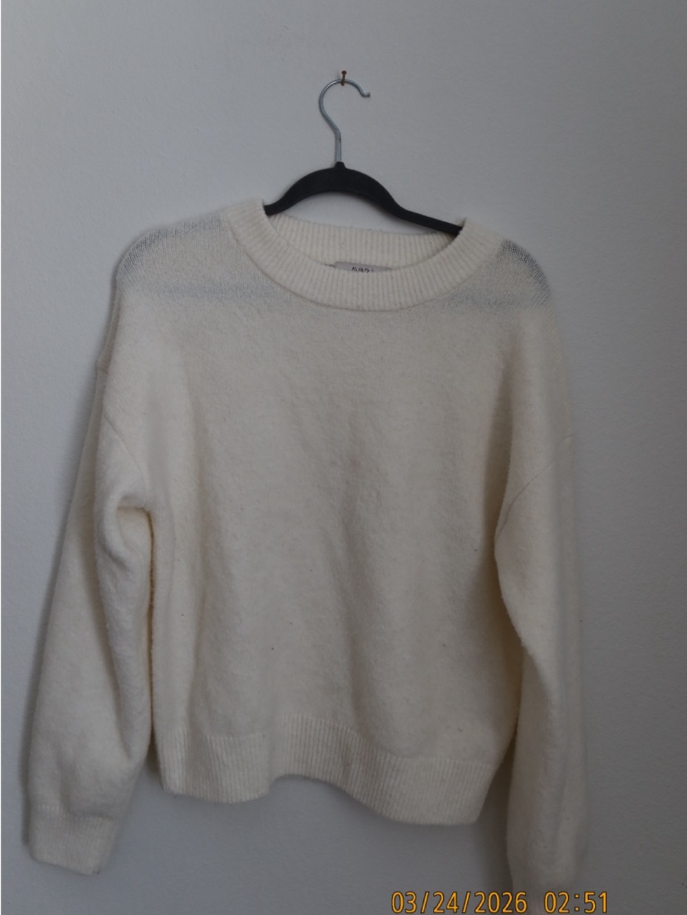 Cozy Cream Crewneck Sweater - Classic Everyday Knit